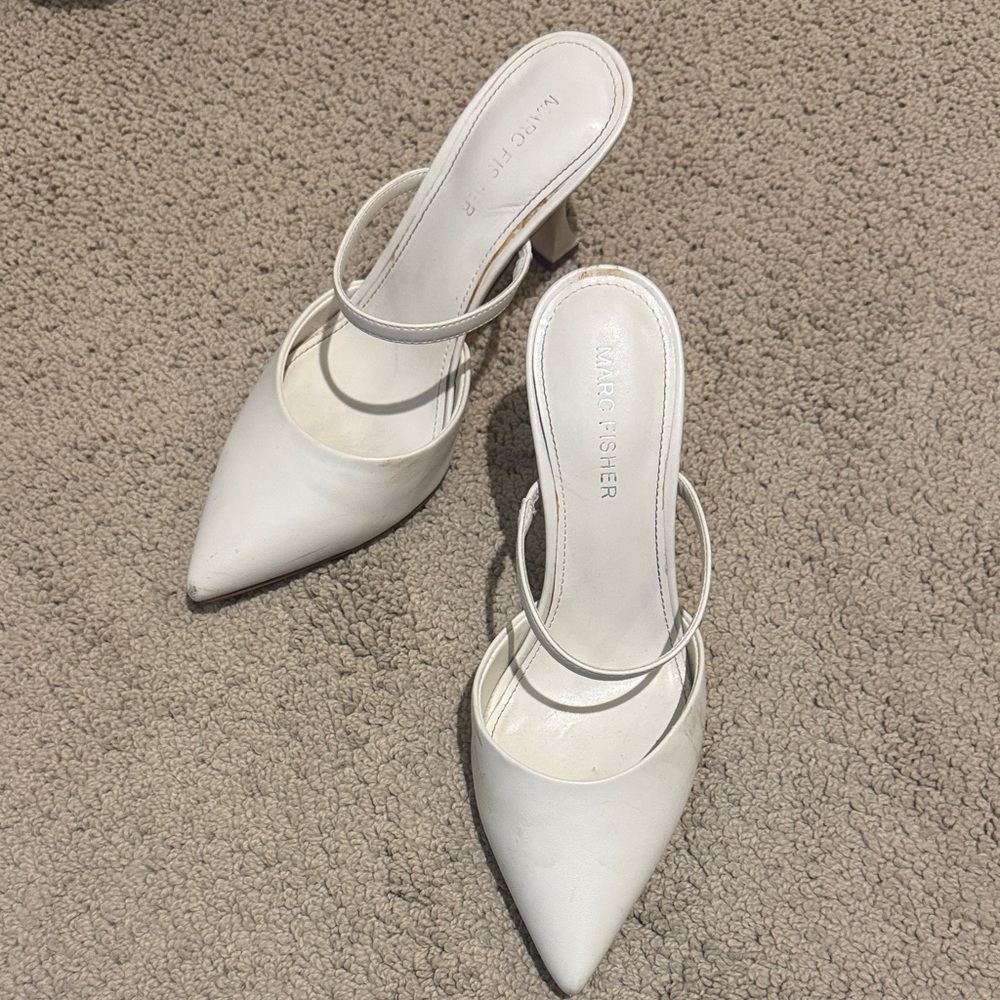 Marc Fisher Cream Women's Heels